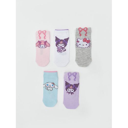 Hello Kitty And Friends Patterned Girl's Trainer Socks 5 Pack