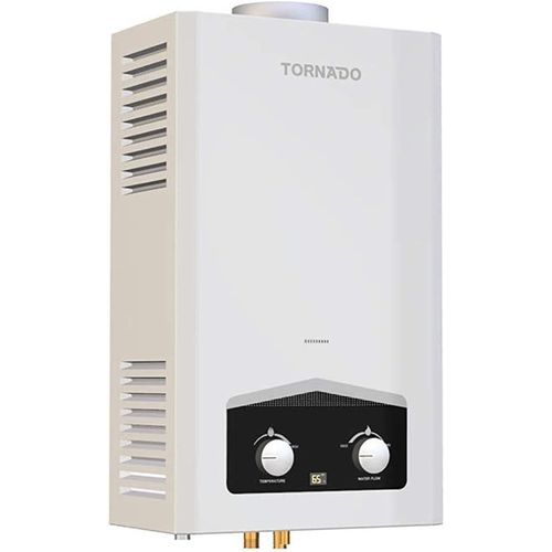 GHM-C06CNE-W سخان مياه غاز بشاشة رقمية، 6 لترات - أبيض