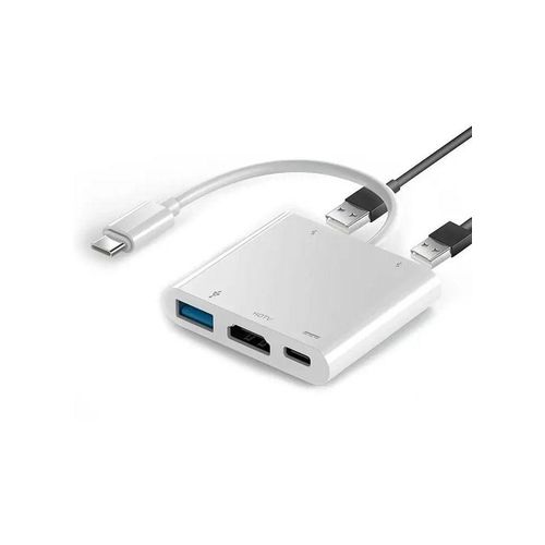 Airsky USB C HUB 5 In 1 - USB-C PD + HDMI + USB 3.0 X3