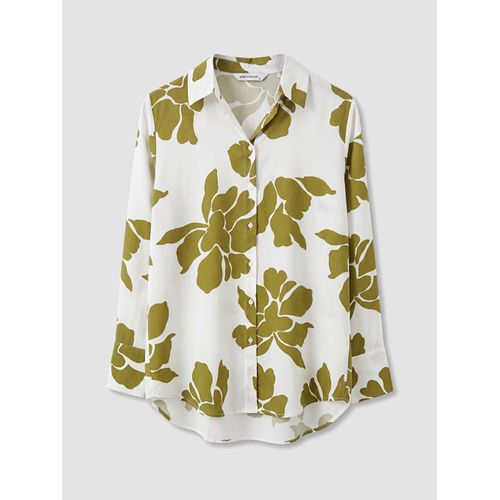 Flower Patterned Women's Shirt