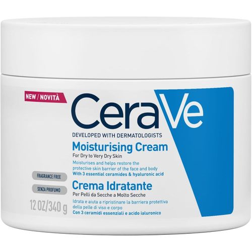 Moisturizing Cream For Dry Skin With Hyaluronic Acid 340grams