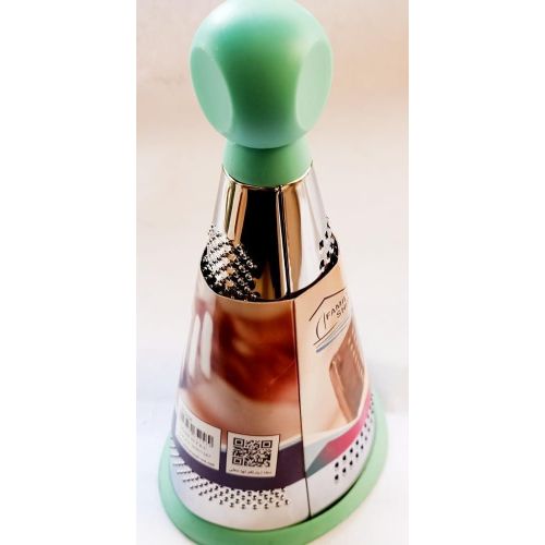 Stainless steel grater with plastic handle cone