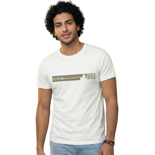 Men Printed Cotton T-Shirt Future Design