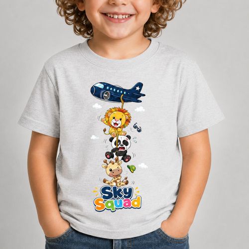 Kids Cotton Printed T-Shirt