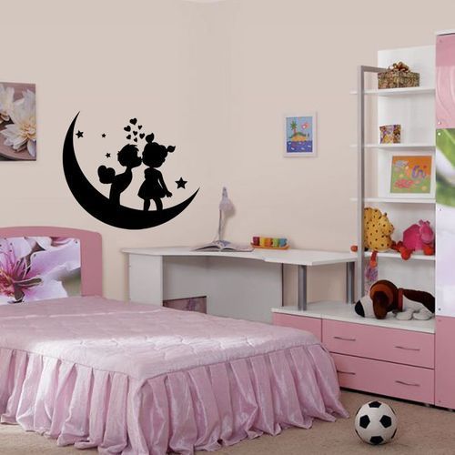 Wall Sticker -55X55Cm - Black