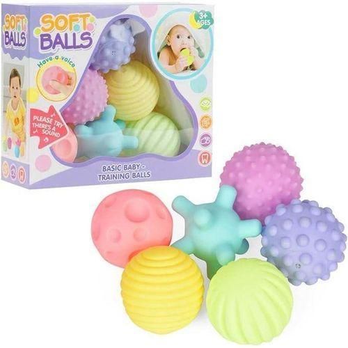 Basic Baby Training Sensory Balls Set 6pcs