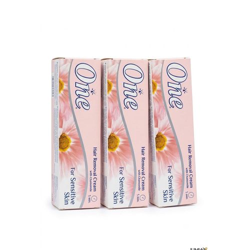 Pack of 3 - Hair Removal Cream for Sensitive Skin with Chamomile (5 min) -40gm