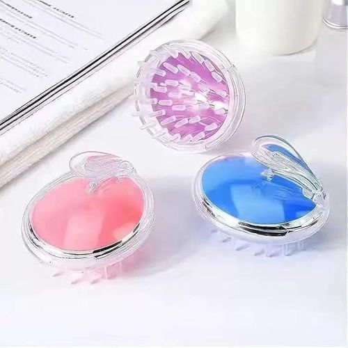 A mini hairbrush that is comfortable to hold – practical design – suitable for easily brushing hair and massaging the scalp