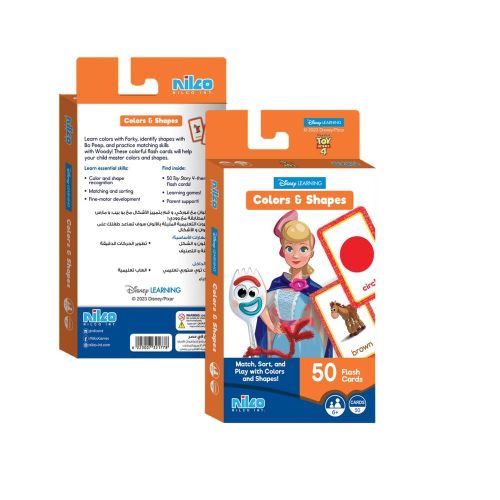 Nilco - Toy Story 4 Colors and Shapes Flash Cards Game - 321778