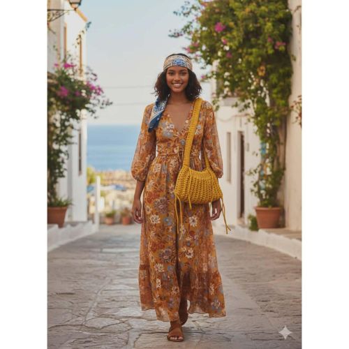 Okr Handmade Crochet Shoulder Bag - Stylish and Versatile