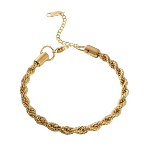 Stainless Steel Bracelet Elegant Gold Plated Hypoallergenic Bracelet for Occasions Gifts Accessories for Women