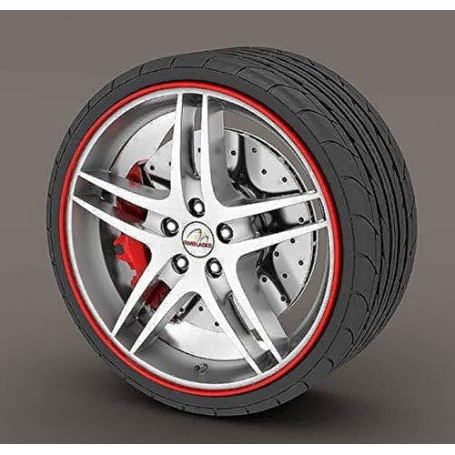 حامي حافة عجلة السبائك، أحمر