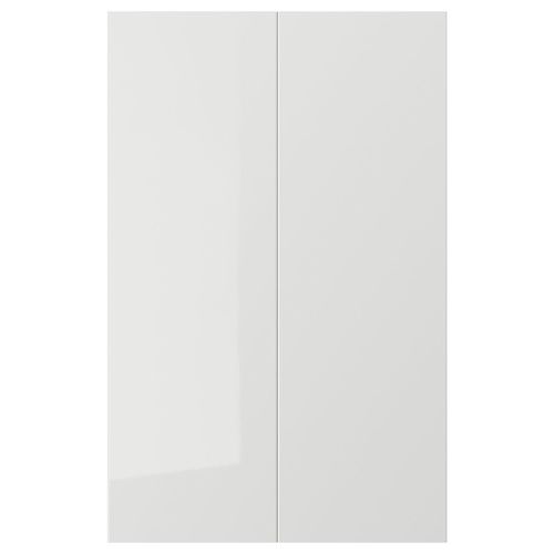 2-p door f corner base cabinet set Grey RINGHULT kitchen cabinet with sleek, modern design.
