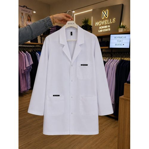 THE SIGNATURE LAB COAT.