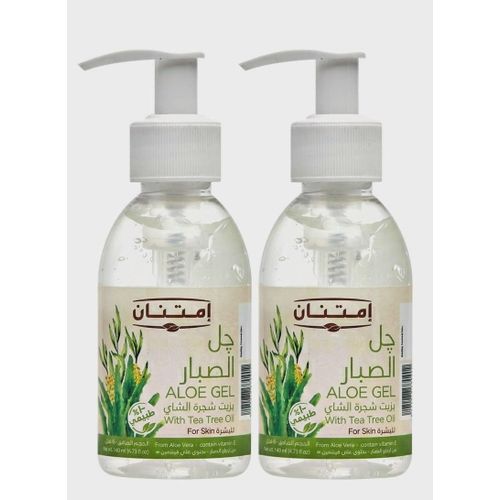 Aloe Vera Gel with Tea Tree Oil 140ml - Pack of 2