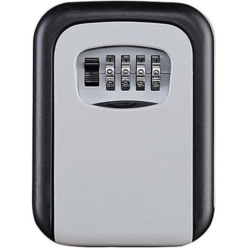 Key Case, Irovami Key Storage Lock Box Wall Mounted 4-Digit Combination Password Outdoor Key Safe Box Resettable Code Key Holder Hider