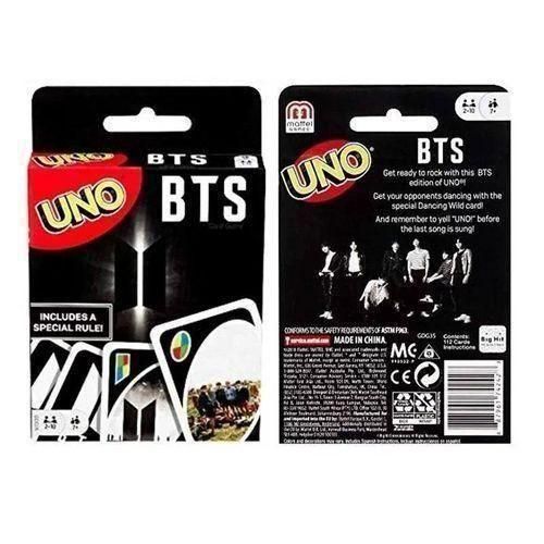 UNO BTS Card Game – 108 Cards (UNO Giant BTS) – BTS UNO Playing Cards – Family UNO Game