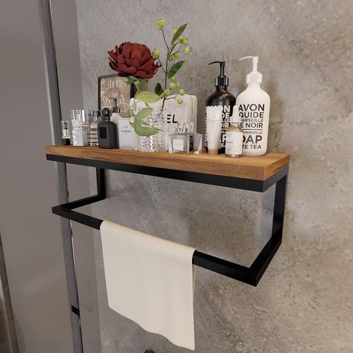 Wallmount Storage Shelf, Multipurpose Shower Organizer, Bathroom Standup Shower Shelf, Organizer Rack for Bathroom, Livingroom, Entryway (1 Shelf)