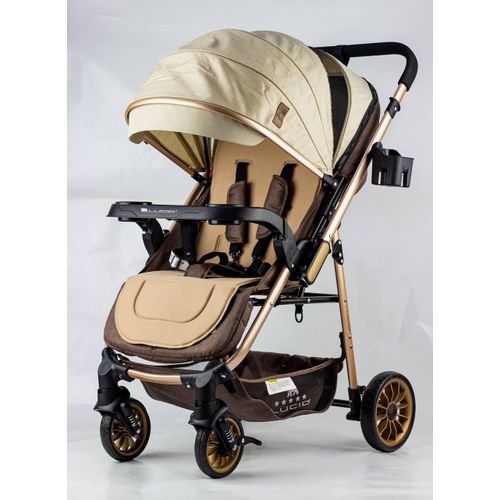 – Baby Stroller with High-Density Padding from , Beige Model FLIP