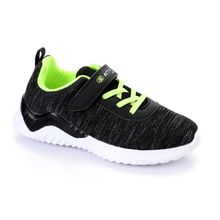 Kids Velcro Fashion Sneakers - Black