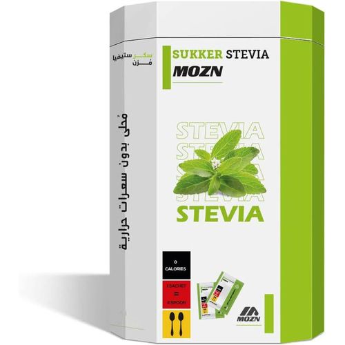 Sukker Stevia Mozn 30 Sachets- 2 Spoonful-Diet Sugar Sweetener