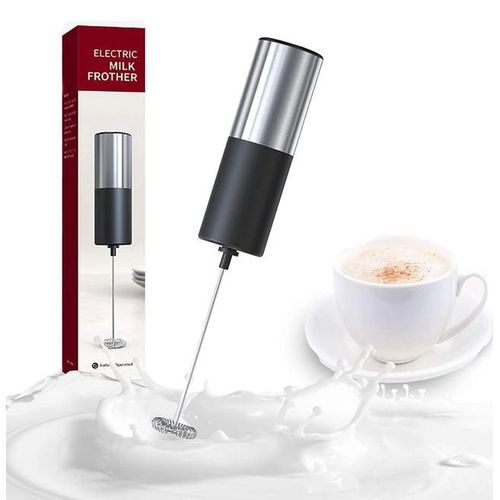 Nescafe and egg beater with stones, stainless