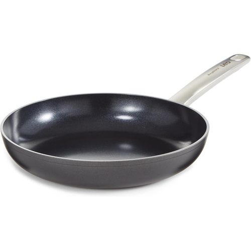 Leo Graphite Non-Stick Ceramic Frying Pan, 24 cm Size, Black