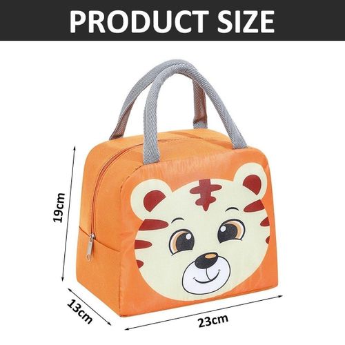 Disney Cute Thermal Lunch Bag – Insulated Food Bag with 2 Handles – Durable Fabric – Ideal for School, Work & Travel