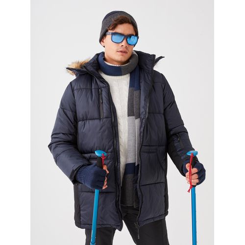 Standard Fit Hooded Men's Puffer Coat