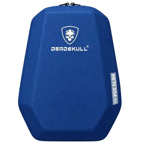 Deadskull BackPack Bag Case for PS5 Slim Console - Navy Blue