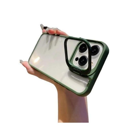 Multicolor TPU Hard Case Compatible with iPhone 13 Pro Max, Kickstand Cover to protect your phone in style and security (Dark Purple)