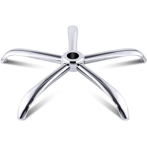 office chair base 28 inch office chair base replacement with reinforced metal legs (2200lbs) chair bottom part for most chairs universal gas cylinder and caster sockets (silver) EL-Motahida