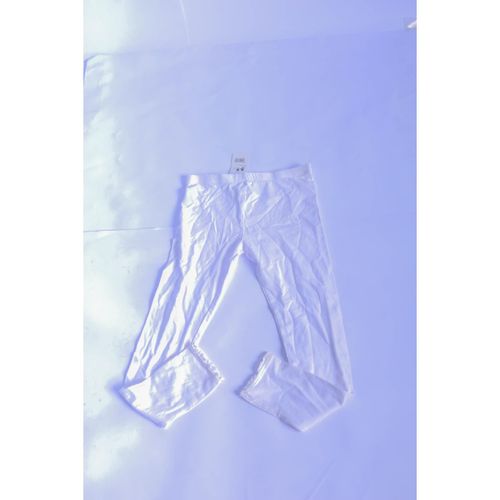 elasticated fabric pants- MOTHER CARE-WHITE-8-9 Y