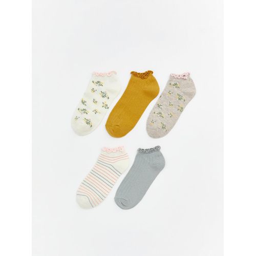 Patterned Women's Trainer Socks 5-Pack