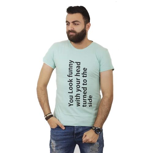 Round Neck Pure Cotton Short Sleeve Printed T Shirt
