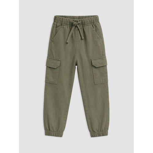 Boy's Gabardine Cargo Trousers