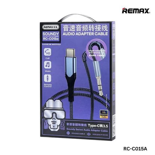 RC-C015A SOUNDY SERIES AUDIO ADAPTER CABLE (1M)-Black