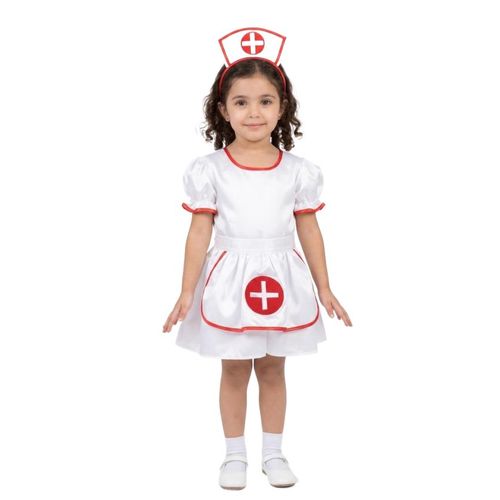 Girls' Nurse Dress - White
