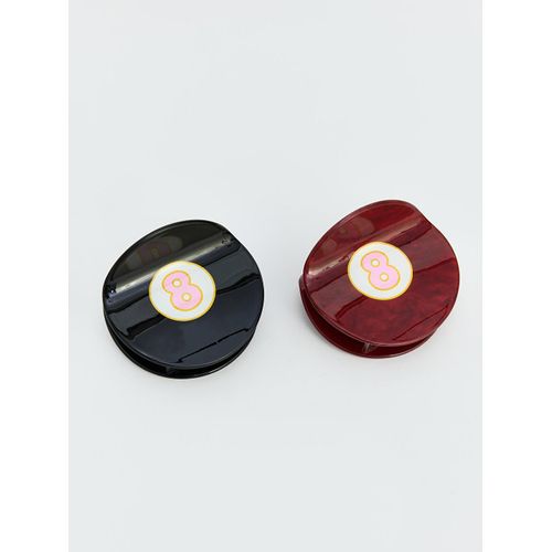 8 Number Printed Women Clip