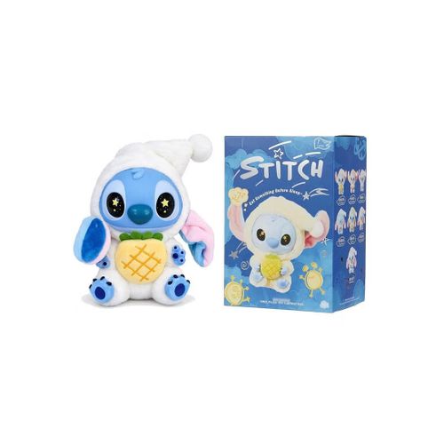 Stitch Plush Toy Keychain – Sleepy Stitch in Nightcap Holding Pineapple Cute Soft Stuffed Animal Bag Charm Kawaii Lilo & Stitch Plush Keyring Gift for Girls, Kids, Teens & Disney Fans Birthday, Eid & College Farewell Gift