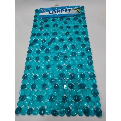 Plastic non slip bathtub rug green