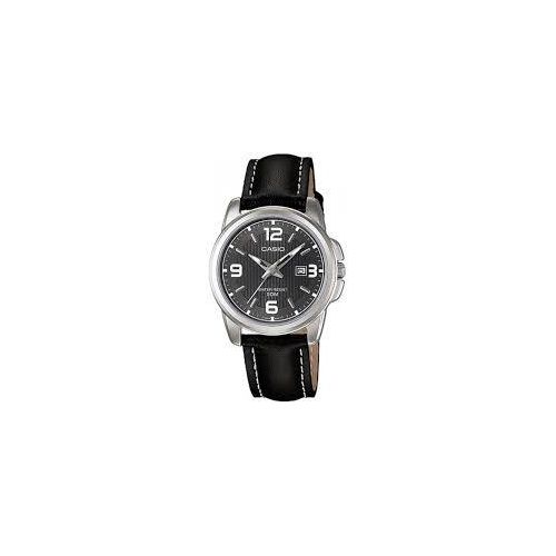 LTP-1314L-8AV Women's Leather Analog Watch With Black Dial