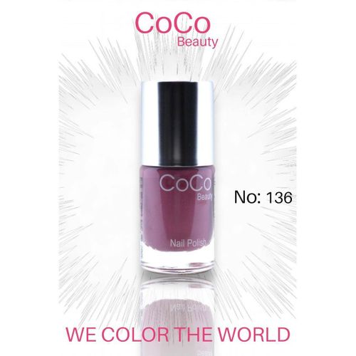 COCOBEAUTY Nail Polish No.136 MAUVE 12ml