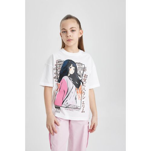 Knitted Short Sleeve T-Shirt - White