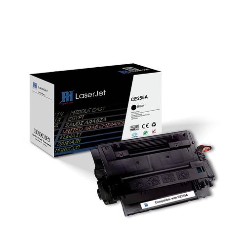 PH 55A Compatible Black Toner Cartridge Replacement for CE255A CRG324 524 724 – High Yield Laser Printer Toner