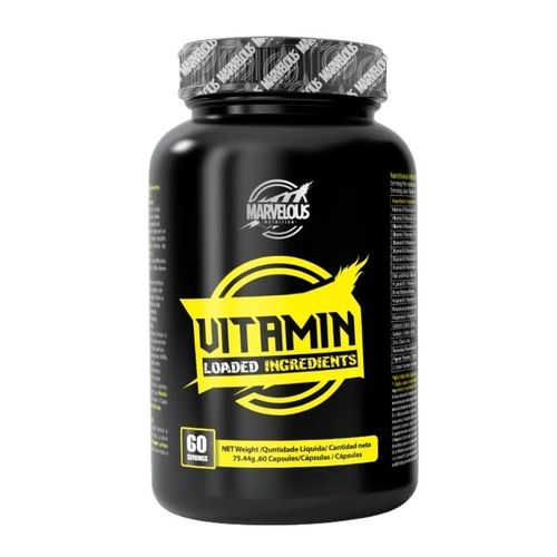 Nutrition Vitamin Loaded Ingredients Multi-Vitamin - 60 Capsules