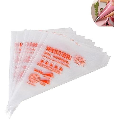Disposable Piping Bags 100pcs – Small Icing Pastry Bags for Cake & Cupcake Decorating