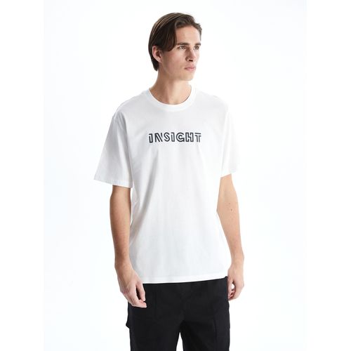 Crew Neck Printed Jersey Men's T-Shirt