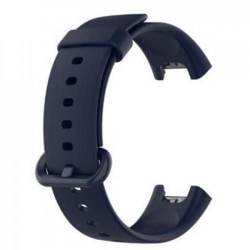 Xiaomi Mi Watch Lite Soft Silicone Replacement Strap With Amazing Design - Navy Blue
