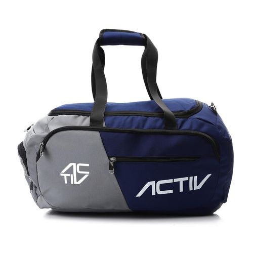 Sports Gym Bag - NavyBlue & Grey